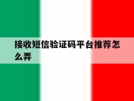 接收短信验证码平台推荐怎么弄