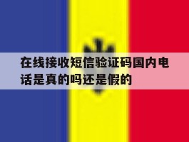 关于在线接收短信验证码国内电话是真的吗还是假的的信息