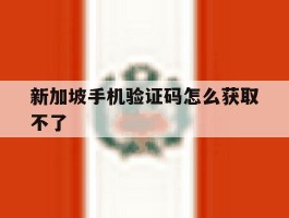 新加坡手机验证码怎么获取不了