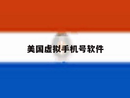 美国虚拟手机号软件