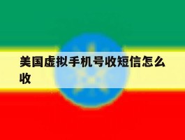 美国虚拟手机号收短信怎么收