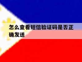 怎么查看短信验证码是否正确发送