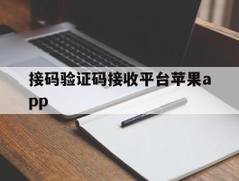 接码验证码接收平台苹果app