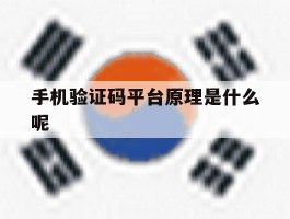 手机验证码平台原理是什么呢
