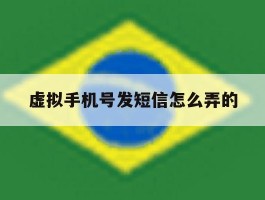 虚拟手机号发短信怎么弄的