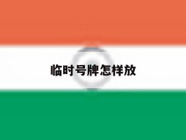 临时号牌怎样放