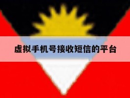 虚拟手机号接收短信的平台