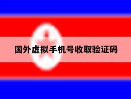 国外虚拟手机号收取验证码