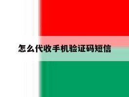 怎么代收手机验证码短信