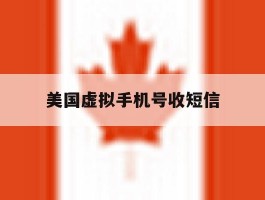 美国虚拟手机号收短信