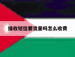 接收短信要流量吗怎么收费