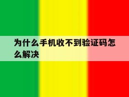 为什么手机收不到验证码怎么解决
