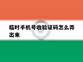 临时手机号收验证码怎么弄出来