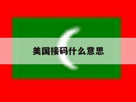 美国接码什么意思