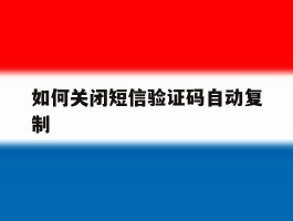 如何关闭短信验证码自动复制