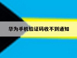 华为手机验证码收不到通知