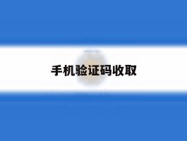 手机验证码收取