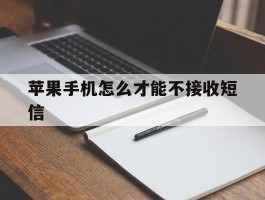 苹果手机怎么才能不接收短信