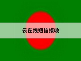 云在线短信接收