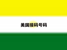 美国接码号码