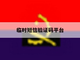 临时短信验证码平台