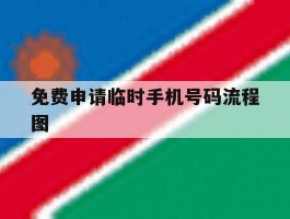 免费申请临时手机号码流程图