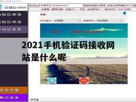 包含2021手机验证码接收网站是什么呢的词条
