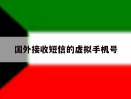 国外接收短信的虚拟手机号