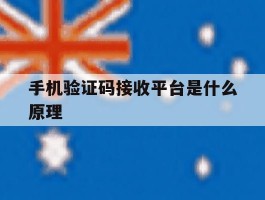 手机验证码接收平台是什么原理