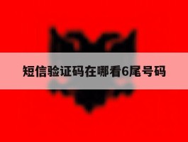 短信验证码在哪看6尾号码