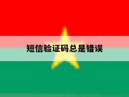 短信验证码总是错误