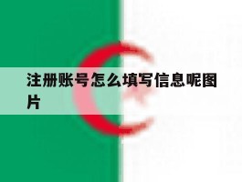 注册账号怎么填写信息呢图片