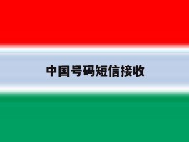 中国号码短信接收