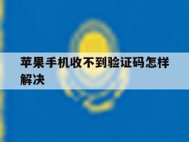 苹果手机收不到验证码怎样解决