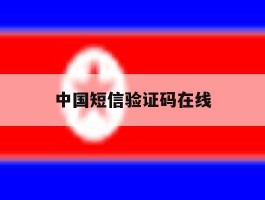 中国短信验证码在线
