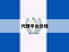 代理平台价钱