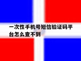 一次性手机号短信验证码平台怎么查不到