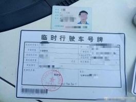 临时号牌可以出外省吗