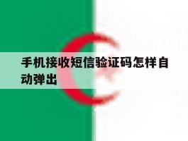 手机接收短信验证码怎样自动弹出