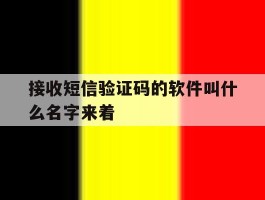 接收短信验证码的软件叫什么名字来着