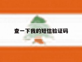 查一下我的短信验证码