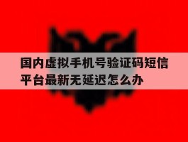 关于国内虚拟手机号验证码短信平台最新无延迟怎么办的信息