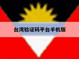 台湾验证码平台手机版