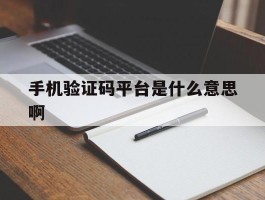 手机验证码平台是什么意思啊