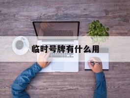临时号牌有什么用