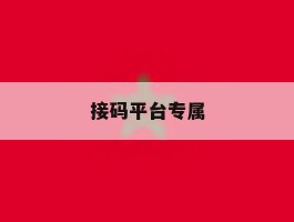 接码平台专属