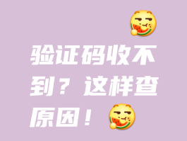 无法接收短信验证码是怎么回事儿