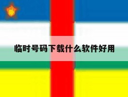 临时号码下载什么软件好用