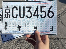 临时号牌和正式号牌一样吗