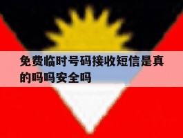 免费临时号码接收短信是真的吗吗安全吗的简单介绍